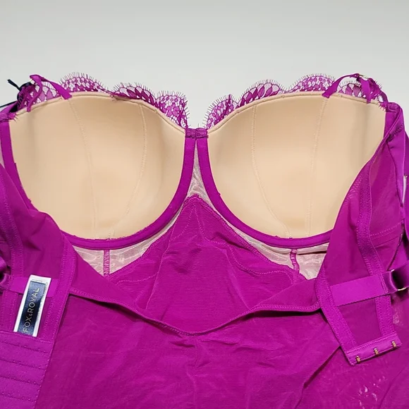 Delores Underwire Thong Bodysuit / Teddy Lingerie - Picture 8 of 16